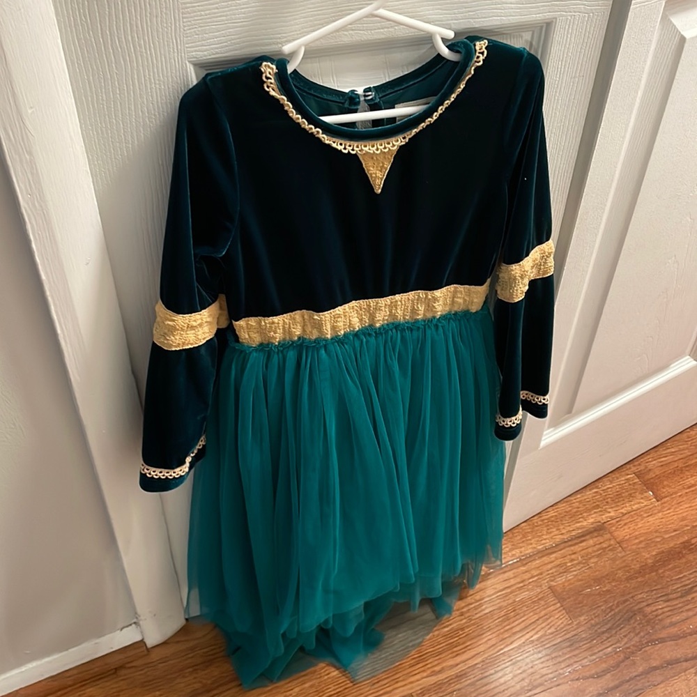 Merida inspired dress sz 7.  EUC